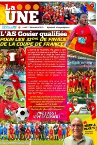 L'AS Gosier qualifiée pour les 32ème de finale de la Coupe de France Crédit Agricole 