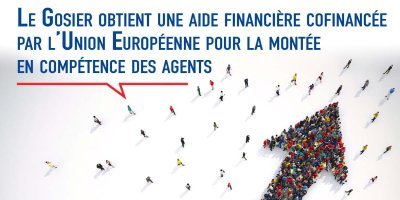 La Ville du Gosier obtient une aide financière de 500 000€ cofinancée par l'Union européenne pour la montée en compétence des agents dans le cadre du programme opérationnel FEDER-FSE