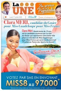 Clara Méri, candidate du Gosier pour Miss Guadeloupe pour miss France