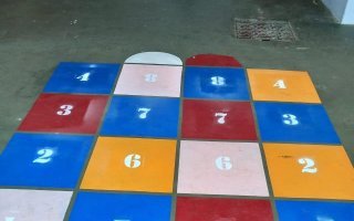 Travaux de réfection des cours d'écoles