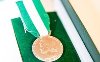 Cérémonie de remise de médailles du travail