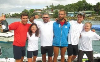 Le Gosier, destination finale de la Traversée de l'Atlantique à la rame