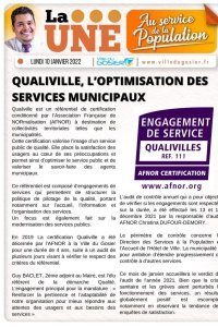 Qualiville, l'optimisation des services municipaux