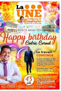 Happy birthday Cédric Cornet !
