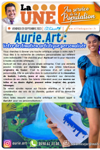 Aurie.art : Votre destination artistique personalis&eacute;e 