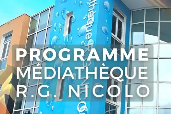 Programme mensuel des animations de la médiathèque Raoul Georges Nicolo