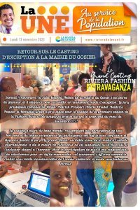 Retour sur le casting d'exception &agrave; la mairie du Gosier 