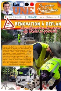 Rénovation à Beflan : l'amélioration des routes du Gosier se poursuit 