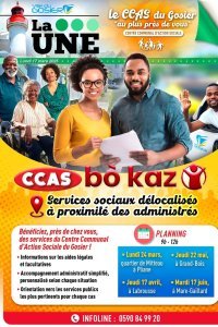 Le CCAS bò kaz, services sociaux délocalisés à proximité des administrés