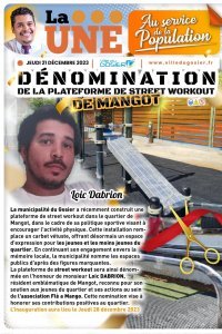 Dénomination de la plateforme de street workout de Mango 