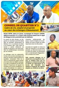 Conseil de quartier n°3 : Cadre de vie, emploi et propreté au cœur des échanges à Beaumanoir