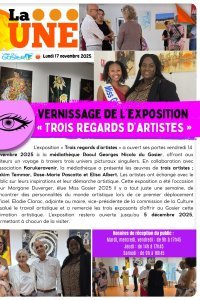  Vernissage de l'exposition "trois regards d'artistes