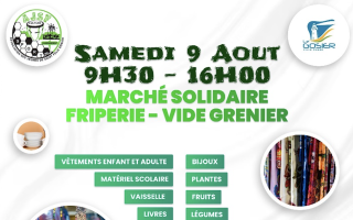 Marché solidaire, friperie & vide-grenier de l'AJSF