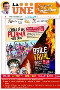 Déboulé an pijama brulé Vaval 
