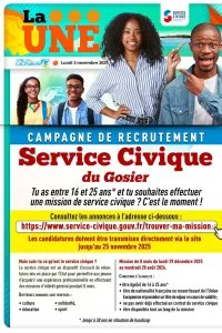 Campagne de recrutement service Civique du Gosier