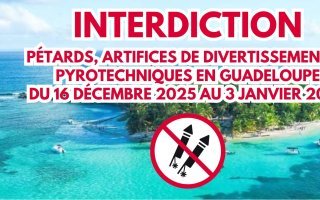 Interdiction de vente, de d&eacute;tention et d'utilisation de p&eacute;tards, d'artifices de divertissement et pyrotechniques