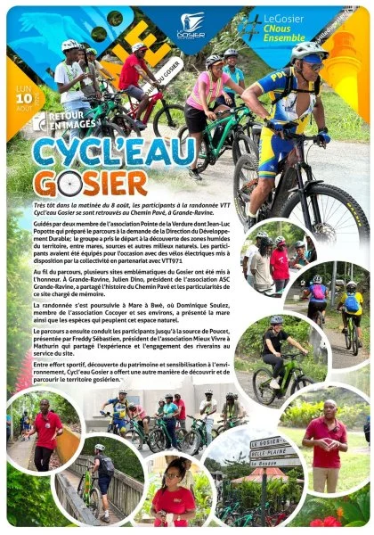 Cycl'eau Gosier : une matinée à vélo au cœur des zones humides