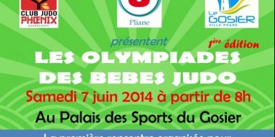 Les Olympiades des bébés judo au Gosier le samedi 7 juin 2014