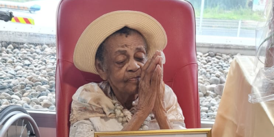 Lydie Jeanne née Calas fête ses 101 ans au Domaine de Choisy