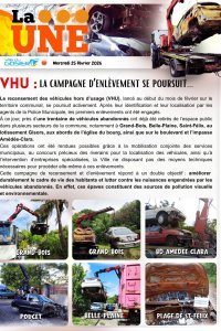 VHU : la campagne d'enl&egrave;vement se poursuit...