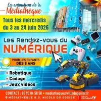 Les rendez-vous du numérique : robotique, codage, jeux vidéo