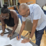 Rencontre avec le maire du Gosier et les syndicats de l'UTC-UGTG 