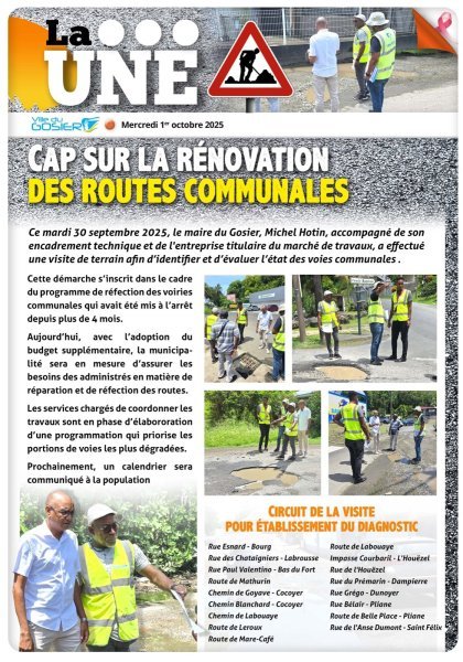 Cap sur la rénovation des routes communales
