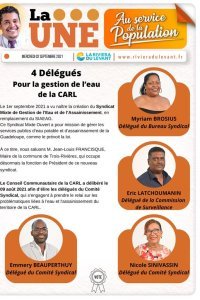 Nos 4 d&eacute;l&eacute;gu&eacute;s pour la gestion de l'eau de la CARL