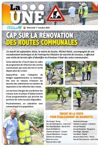 Cap sur la rénovation des routes communales