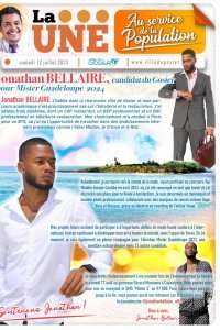 Jonathan BELLAIRE, candidat du Gosier pour mister Guadeloupe 2024