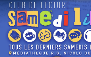 Samedi Lire, le club de lecture de la médiathèque Raoul Georges Nicolo
