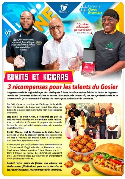 Bokits et accras : 3 récompenses pour les talents du Gosier