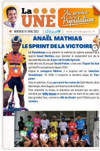 Ana&euml;l Mathias "le sprint de la victoire" 