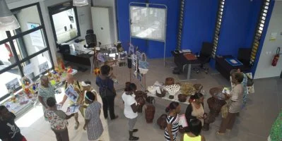 Exposition de travaux d'ateliers organisés par le CCAS du Gosier