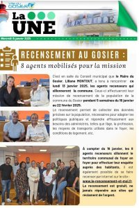 Recensement au Gosier : 8 agents mobilisés pour la mission