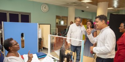 Cédric Cornet va à la rencontre des agents municipaux 