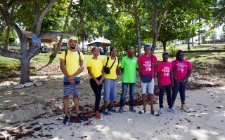 Des jeunes du Gosier en service civique mobilisés pour protéger leur territoire
