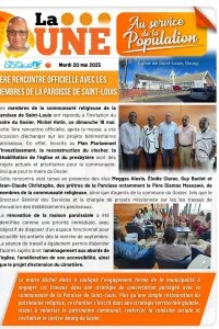 1ère rencontre officielle avec les membres de la Paroisse de Saint-Louis