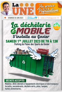 La déchèterie mobile s'installe au Gosier