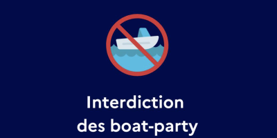Interdiction des boat party sur le littoral de Guadeloupe