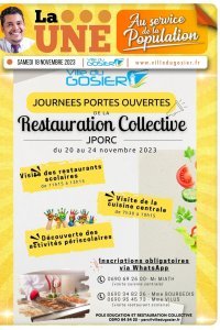 Journ&eacute;es portes ouvertes de la restauration collective 
