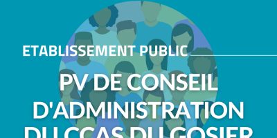 Procès-verbal du conseil d'administration du CCAS du 25 janvier 2023