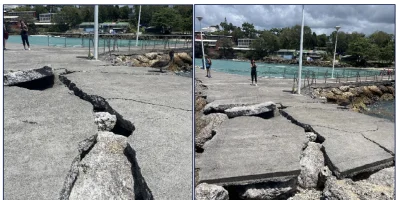 Interdiction d'accès à la section dégradée de la jetée de Tabarin