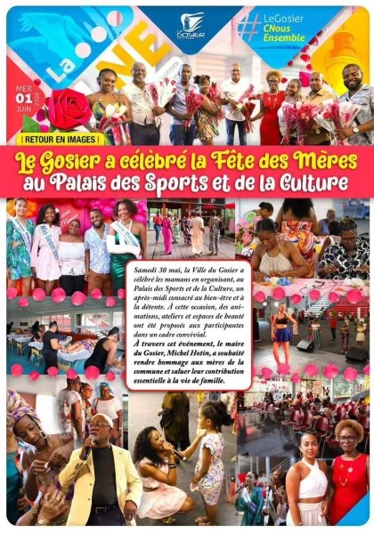Retour en images : Le Gosier a célébré les mamans au Palais des Sports et de la Culture du Gosier 