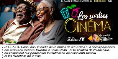 Les sorties cinéma du CCAS pour les aînés du Gosier