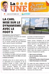 La CARL mise sur le dynamisme avec le Foot 5