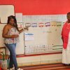 Ernestine BENOIST en compagnie d'une professeure des écoles pendant des...