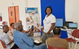 Lutter contre l'illectronisme des seniors, un pari gagnant pour le CCAS du Gosier