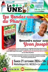 Les rendez-vous du Phare : rencontre auteur avec Yvon Joseph