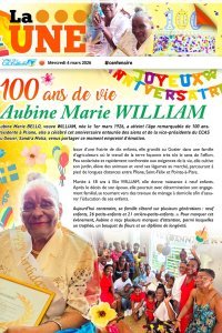 100 ans de vie, Aubine Marie WILLIAM
